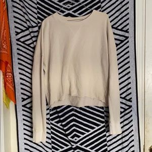 Cream sweatshirt